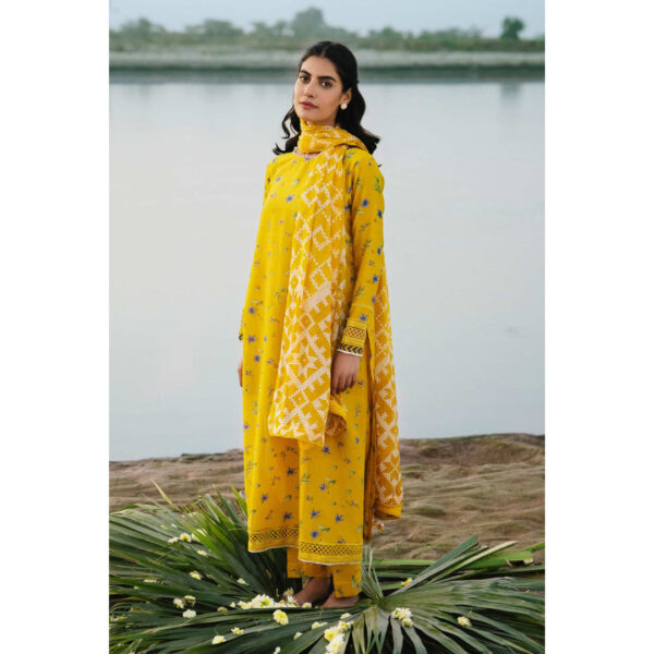 MARIA B Embroided 2 Piece With Printed Chiffon Dupatta - Summer Collection